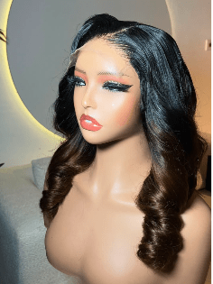 14 inch super double drawn flip bounce raw human hair wig with 5x5 hd lace closure by Hair by Trecia